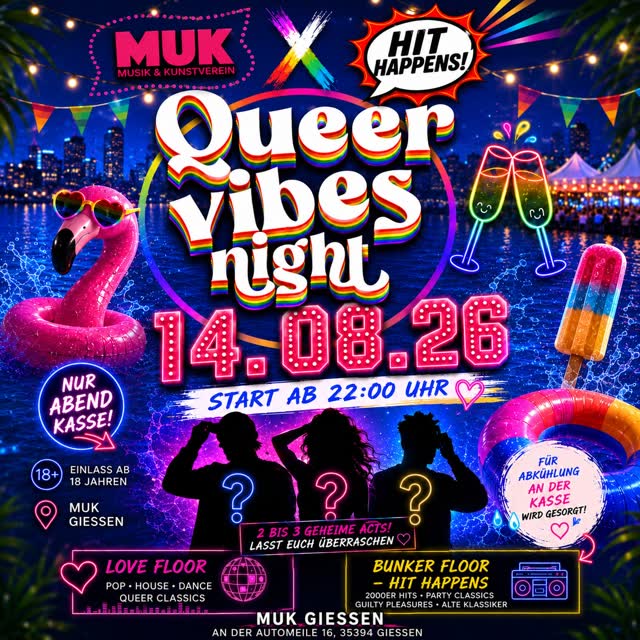 QUEERVIBES NIGHT MEET HIT HAPPENS