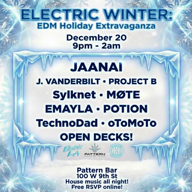 ELECTRIC WINTER: EDM Holiday Extravaganza