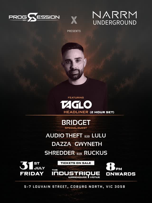 PROG SESSION X NARRM UNDERGROUND PRESENTS TAGLO