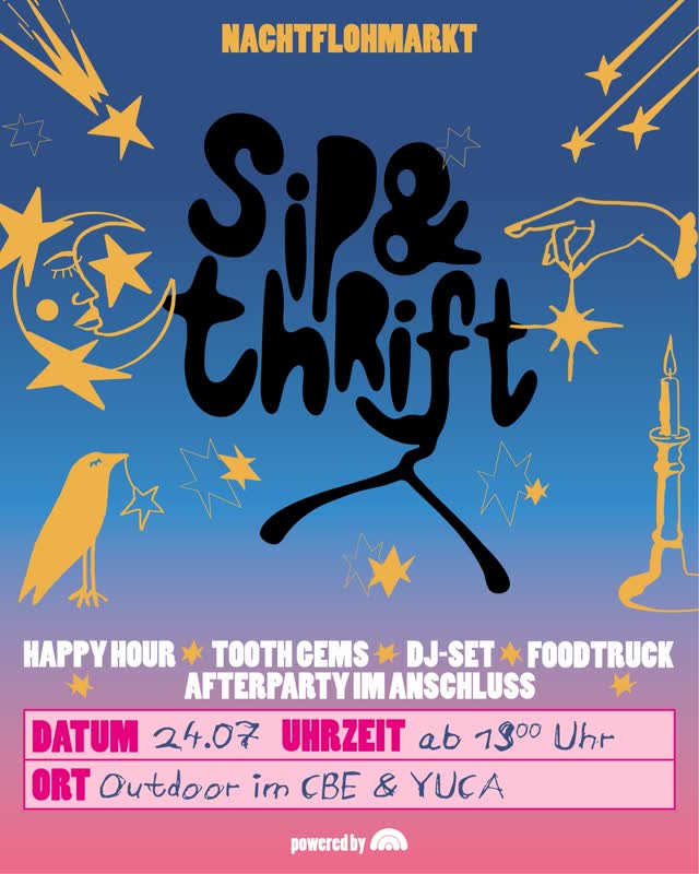 NACHTFLOHMARKT Sip & Thrift