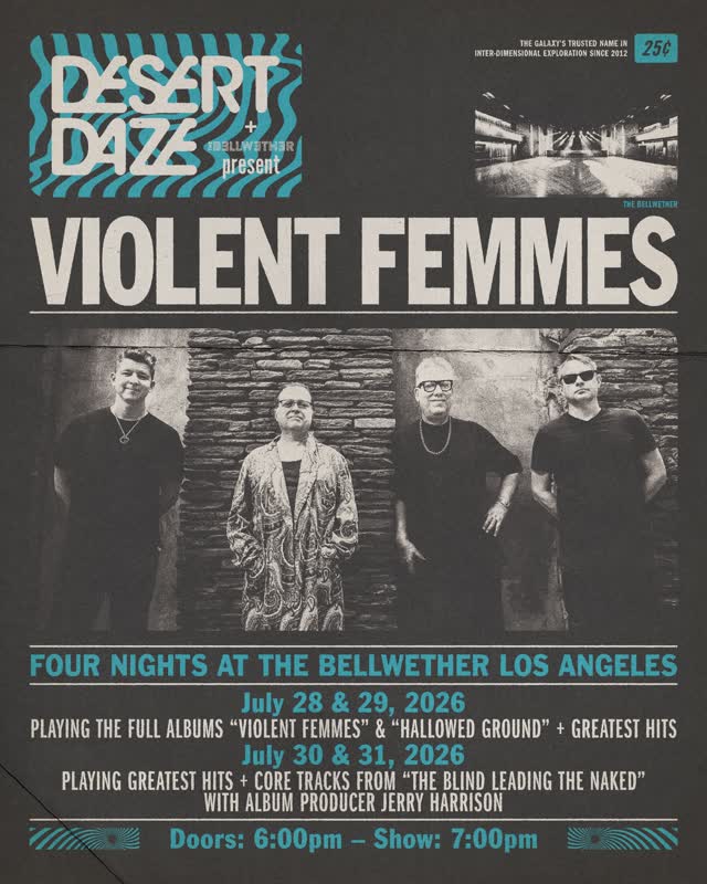 VIOLENT FEMMES - FOUR NIGHTS AT THE BELLWETHER LOS ANGELES