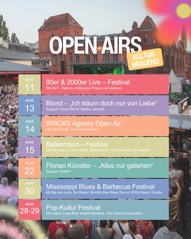 Sommer in der Kulturbrauerei
