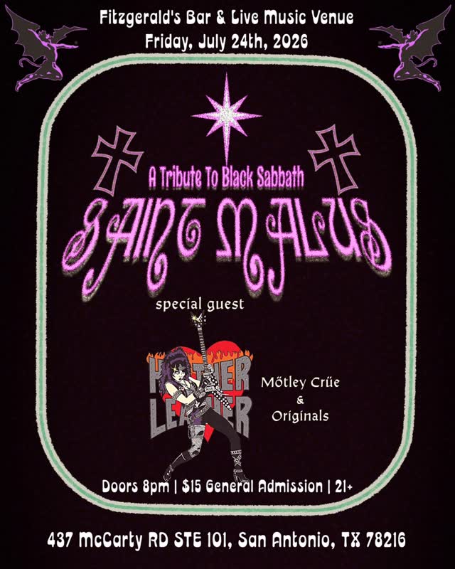 SAINT MALUS Black Sabbath Tribute