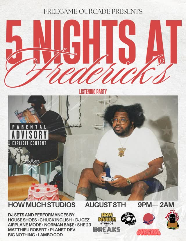 5 NIGHTS AT Frederick's LISTENING PARTY