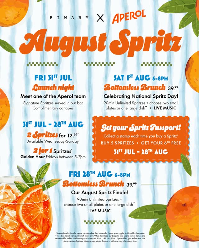 Binary x Aperol | August Spritz