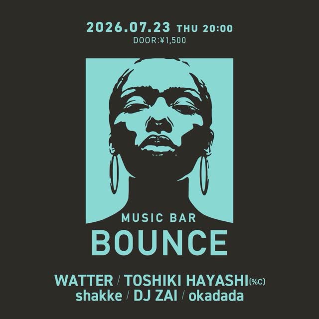 WATTER・TOSHIKI HAYASHI(%C)・shakke・DJ ZAI・okadada