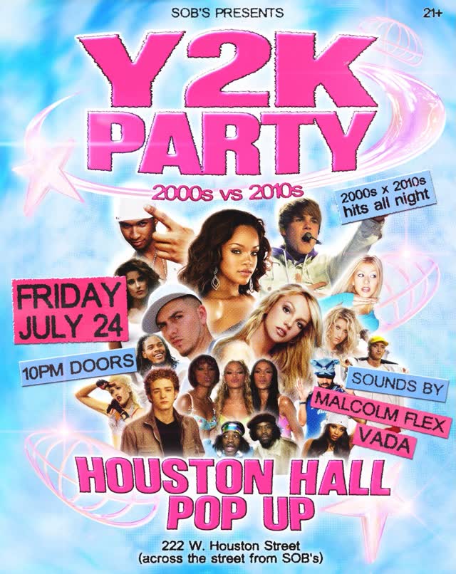 The biggest Y2K Party yet!! ONE NIGHT ONLY POP-UP