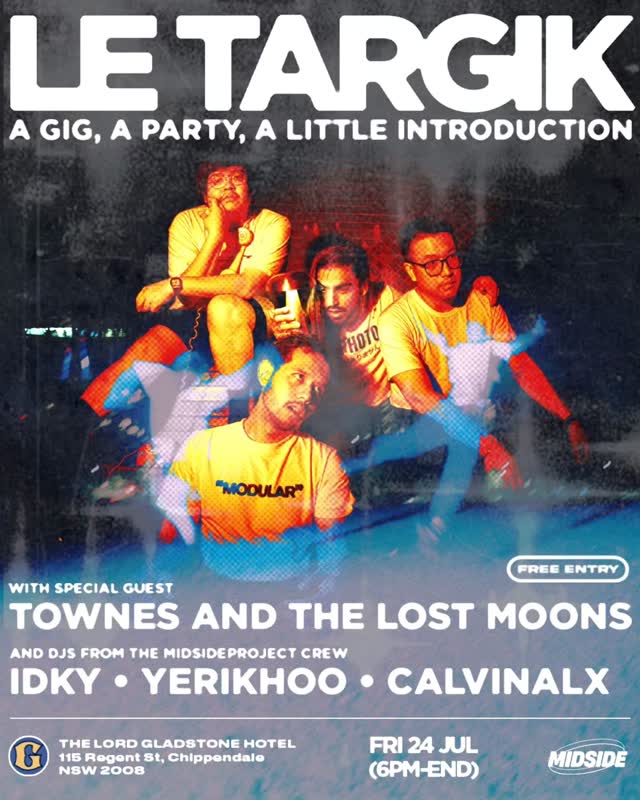 Le Targik & Townes and the Lost Moons performing live at Chippo Lord