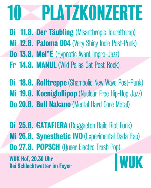 10 PLATZKONZERTE