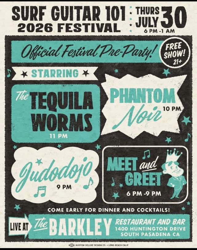 SURF GUITAR 101 2026 FESTIVAL Official Festival Pre-Party!