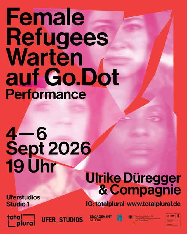 Female Refugees Warten auf Go.Dot