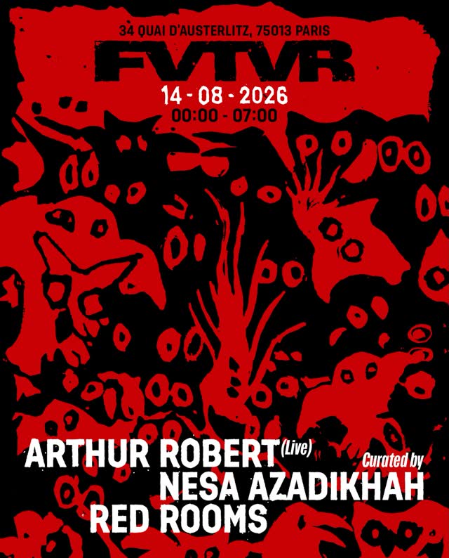 ARTHUR ROBERT (Live), NESA AZADIKHAH, RED ROOMS
