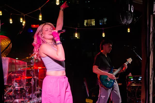 Major party on the deck with Turning the Tide Band