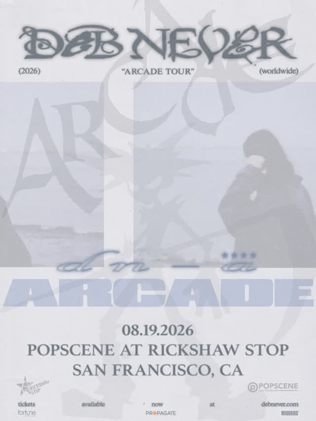 POPSCENE X RICKSHAW STOP PRESENT DEB NEVER