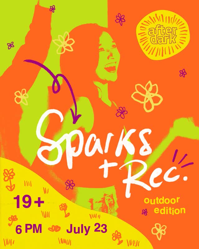 Sparks + Rec after dark outdoor edition