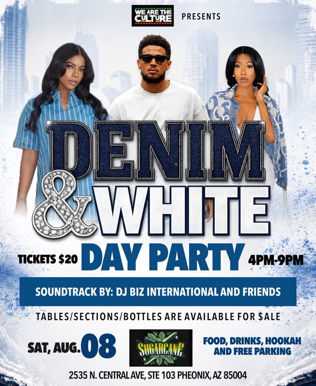 Denim and White Day Party