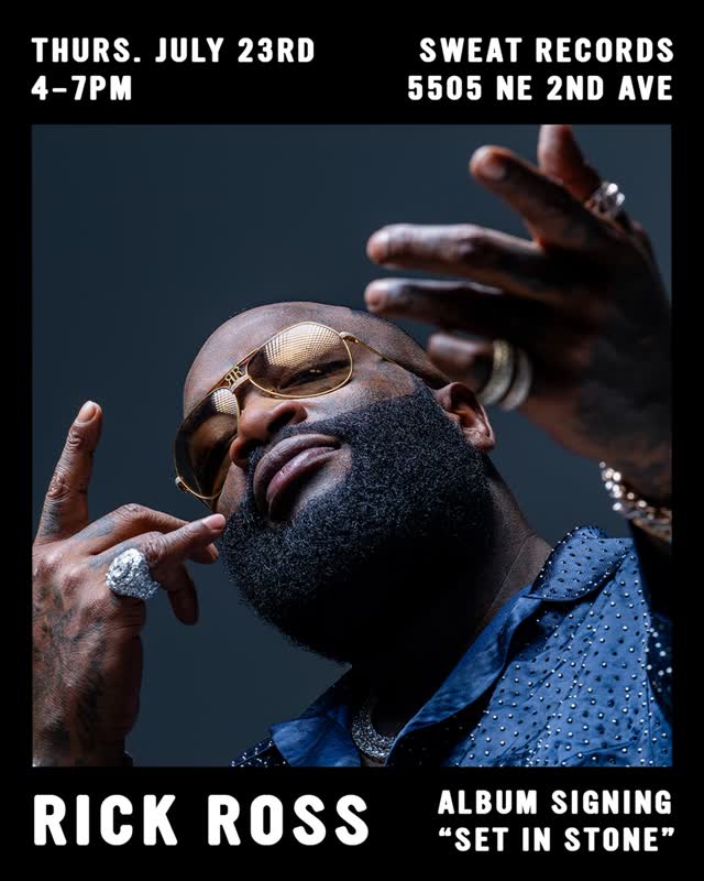 Rick Ross Set in Stone Special Album Signing