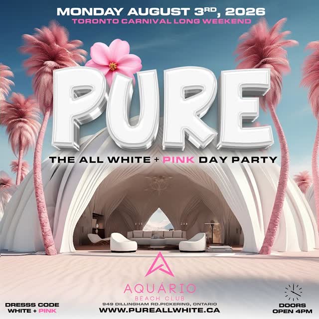 PURE – The All White + Pink Day Party
