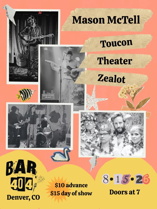 Mason McTell, Toucon, Theater, Zealot