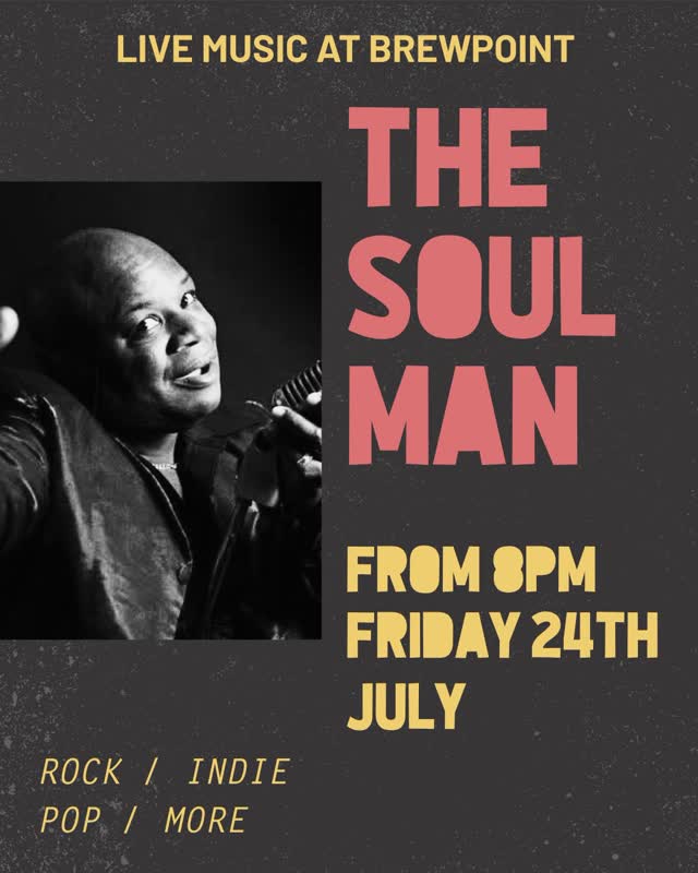 THE SOUL MAN LIVE MUSIC AT BREWPOINT
