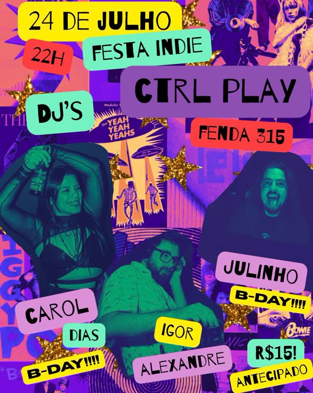 CTRL PLAY Especial Carol Dias e Julinho B-Day