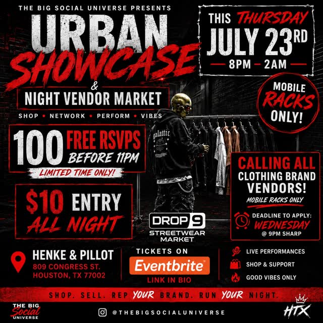 The Urban Showcase & Night Vendor Market