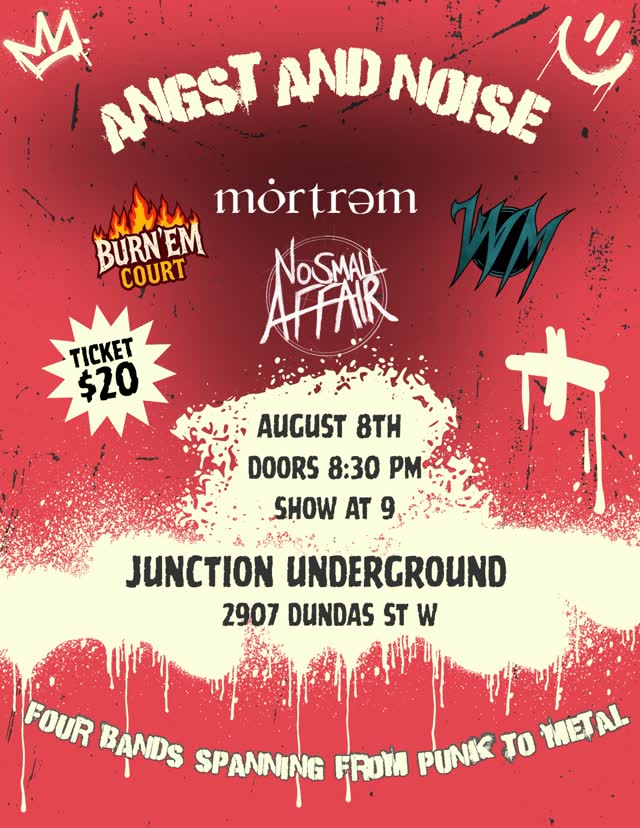 ANGST & NOISE IS TAKING OVER JUNCTION UNDERGROUND