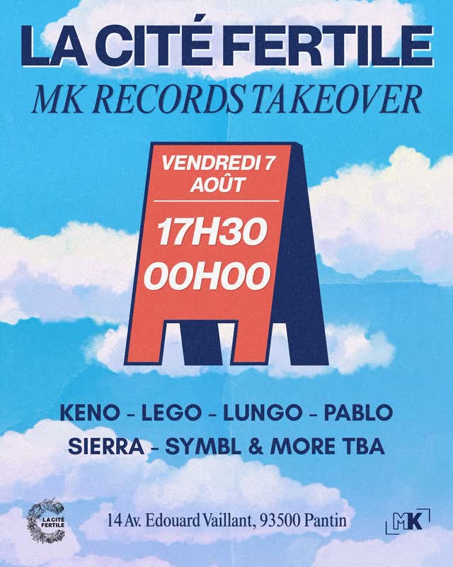 MK RECORDS débarque à La Cité Fertile