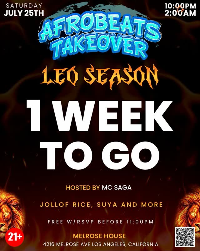 AFROBEATS TAKEOVER LEO SEASON