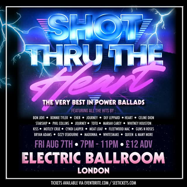 SHOT THRU THE HEART - THE VERY BEST IN POWER BALLADS