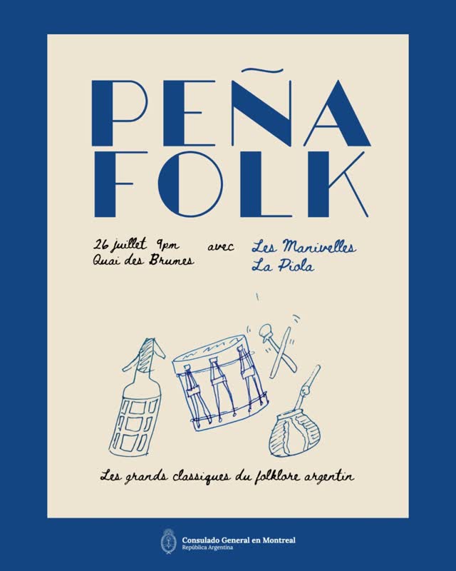 Peña Folk Vol. II – La Piola (Montréal) & Les Manivelles (Buenos Aires)