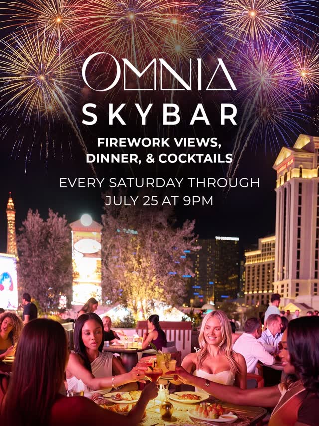 OMNIA SKYBAR FIREWORK VIEWS, DINNER, & COCKTAILS