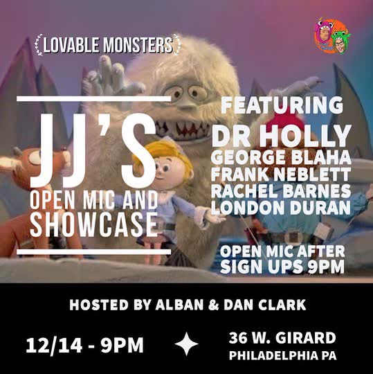 JJ'S OPEN MIC AND SHOWCASE