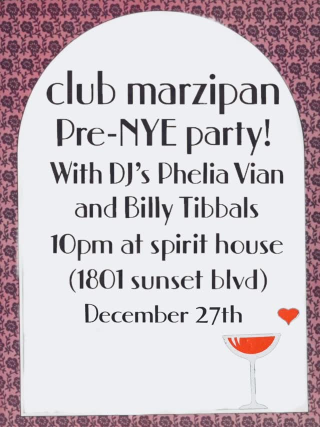 The Return of Club Marzipan